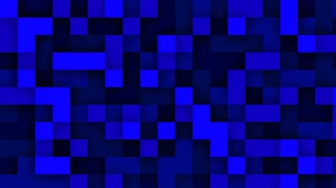 Transition Pixels Blue Stock Footage 46523402