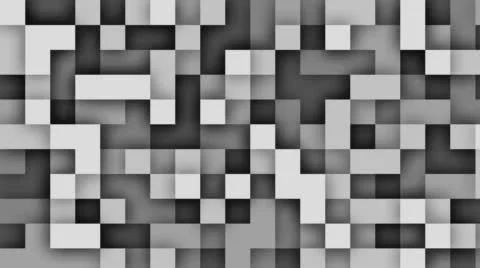 Transition Pixels White Stock Footage 46523138