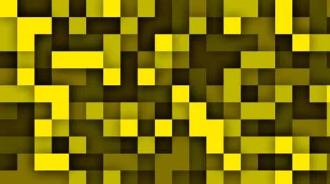 Transition Pixels Yellow Stock Footage 46526408