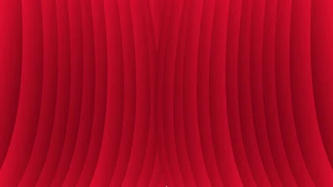 Transition with a red curtain on a blue screen. The concept of the end of the Stock Footage 226399342