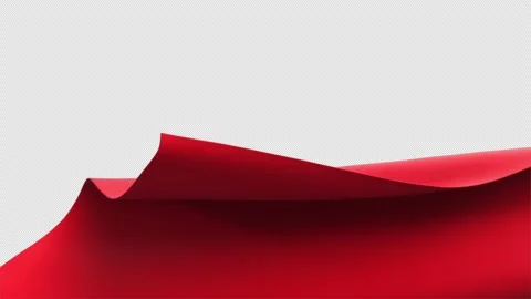 Transition Red Rag Cloth Video stock 208949250