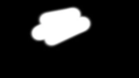 Transition spot brush black white bg seamless looped animation Stock Footage 344889137