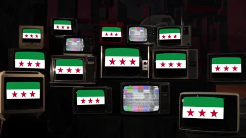 Old Syrian Flag Stock Videos – Royalty-Free HD & 4K Videos | Pond5
