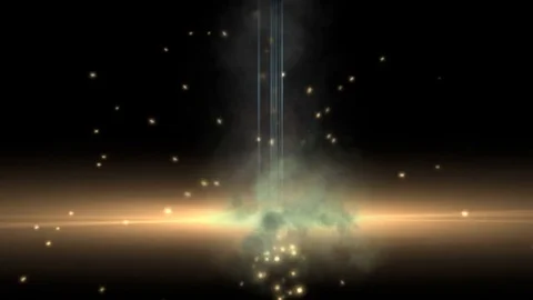 Transition, transformation in space Stock Footage 77492900