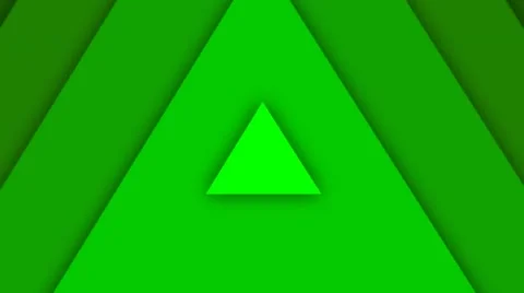 Transition Triangle Green Stock Footage 46523803