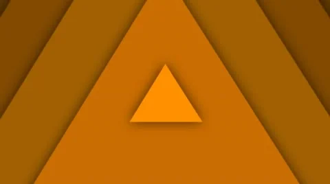 Transition Triangle Orange Stock Footage 46526340