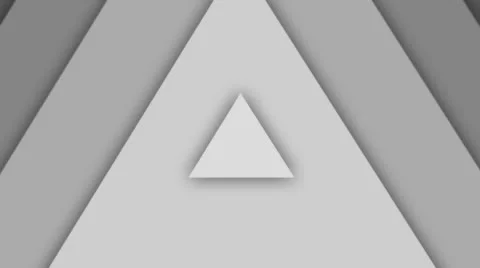 Transition Triangle White Stock Footage 46521005