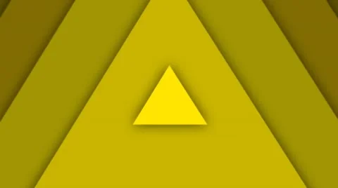 Transition Triangle Yellow Stock Footage 46529863