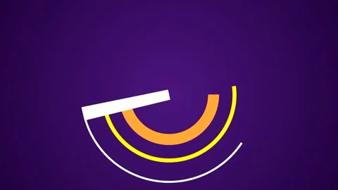 Transitions background animation new clock effect Stock Footage 246955774