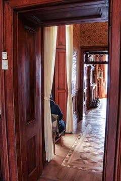 Transitions between rooms. Stock Photos
