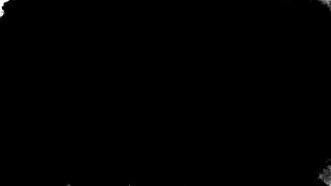 Transitions of black expanding paint stains white backdrop Grunge Ink spreads Stock Footage 312846406