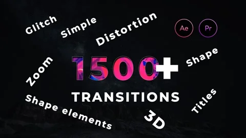 Transitions pack Stock After Effects