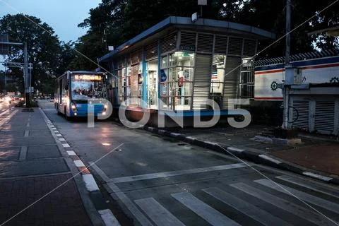 TransJakarta, A Bus Rapid Transit (BRT) System In Jakarta, Indonesia ...