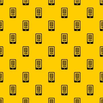 Translate application on a smartphone pattern vector Stock Illustration