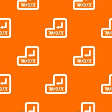 Translate button pattern seamless 스톡 일러스트