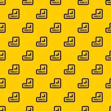 Translate button pattern vector Stock Illustration