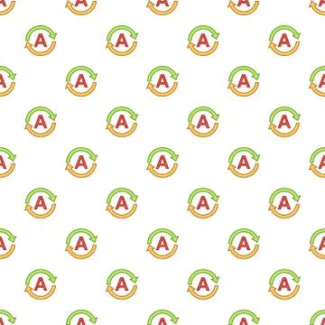 Translating pattern, cartoon style Stock Illustration