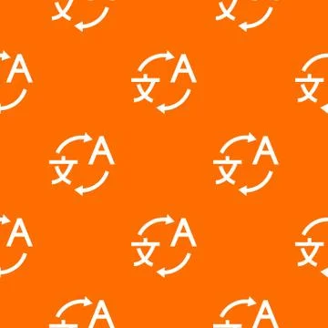Translating pattern seamless Stock Illustration