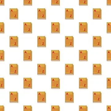 Translation book pattern Stock Illustration