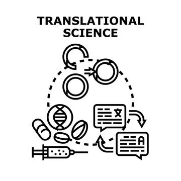 Translational science transforming research into practical solutions Stock Illustration