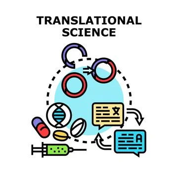 Translational science transforming research into practical solutions Stock Illustration