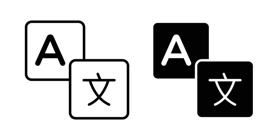 Translator icon vector design. EPS10 Stock Illustration