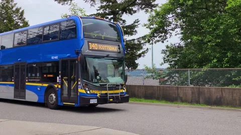 Translink Double Decker Bus Video stock 276915147