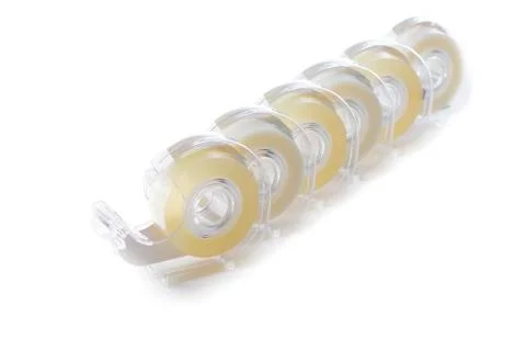 Translucent Adhesive Tape Rolls Stock Photos