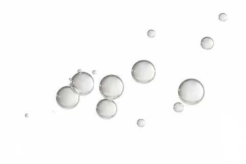 Translucent air bubbles Stock Photos