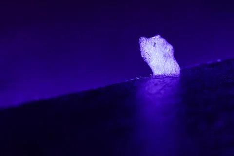 Translucent Bubble Under Purple Light Stock Photos