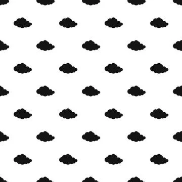 Translucent cloud pattern seamless Stock-Illustration