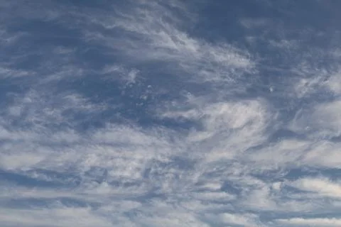 Translucent clouds in the blue sky 库存照片