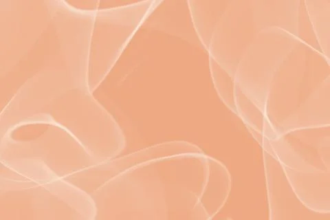 Translucent curves, waveform. Abstract peach background. Stock-Illustration