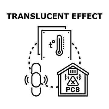 Translucent effect creating environmental impact concept Stock Illustration