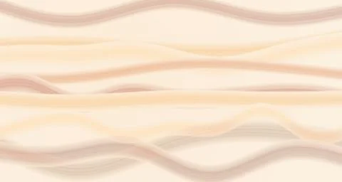 Translucent flowing silk ribbon waves against light backdrop Stock Illustration