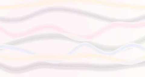 Translucent flowing silk ribbon waves against light background Stock Illustration