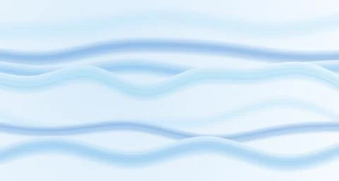 Translucent flowing silk ribbon waves against soft white background Stock Illustration