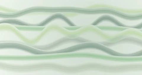 Translucent flowing silk ribbons on a light background Stock Illustration
