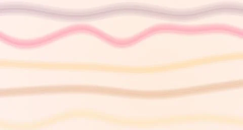 Translucent flowing silk ribbons on a light background Stock Illustration