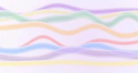 Translucent flowing silk ribbons on a light background 스톡 일러스트
