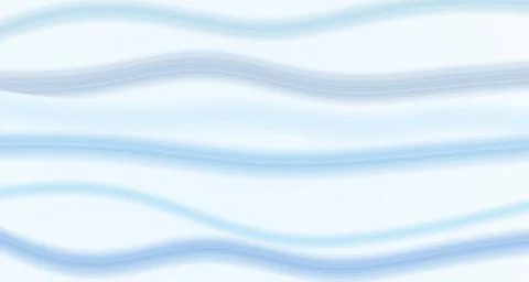Translucent flowing silk ribbons on a light blue background Stock Illustration