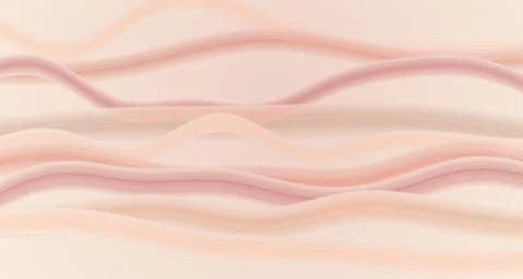 Translucent flowing silk ribbons on a light background Stock Illustration