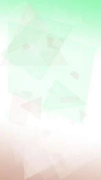 A translucent geometric composition of triangles in mint green and white cr.. イラスト素材
