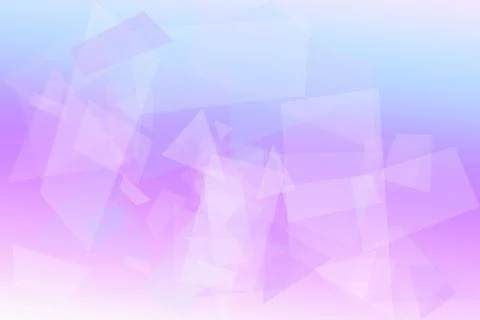 Translucent geometric triangles form a gentle abstract swirl across pastel .. Illustrazione stock