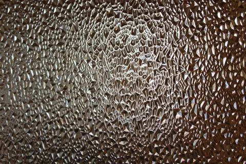 Translucent Glass Close-up Surface with Refractive Light Stock Photos