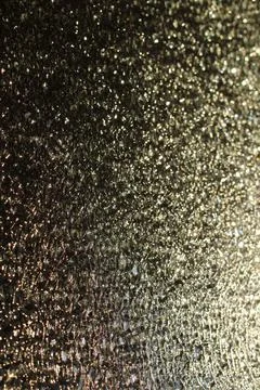 Translucent Glass Close-up Surface with Refractive Light Foto stock