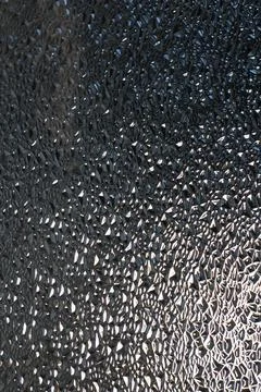Translucent Glass Close-up Surface with Refractive Light 写真素材