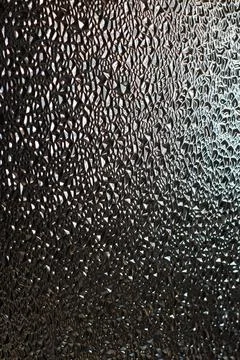 Translucent Glass Close-up Surface with Refractive Light Stock Photos