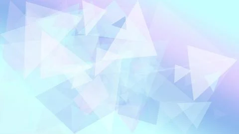 A translucent light-blue lowpoly triangular polygon pattern creates a sooth.. Illustrazione stock