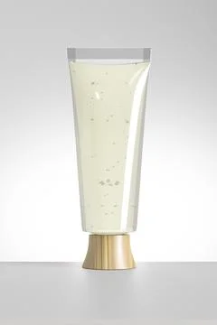 Translucent lution tube packaging Stock Illustration